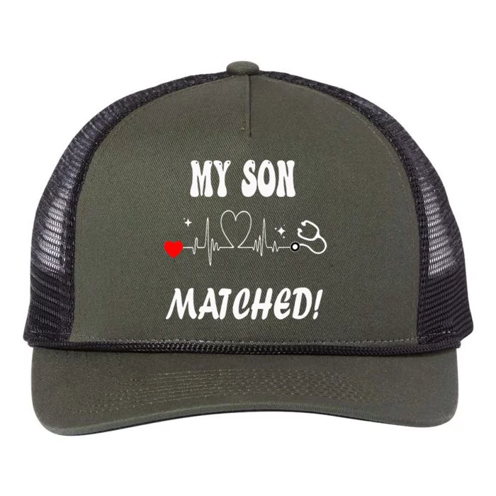 Match Day 2024 My Son Retro Rope Trucker Hat Cap