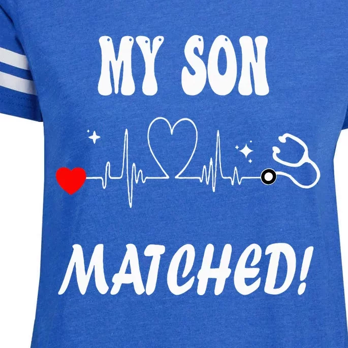 Match Day 2024 My Son Enza Ladies Jersey Football T-Shirt