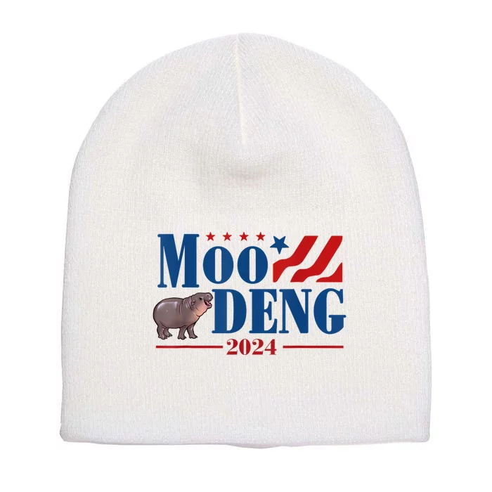 Moo Deng 2024 Moo Deng Moo Deng Cute Baby Hippo Short Acrylic Beanie