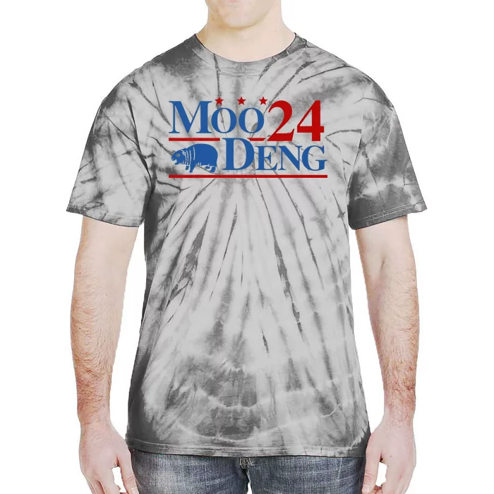 Moo Deng 2024 Moo Deng Moo Deng Cute Baby Hippo Tie-Dye T-Shirt