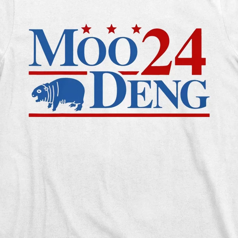 Moo Deng 2024 Moo Deng Moo Deng Cute Baby Hippo T-Shirt