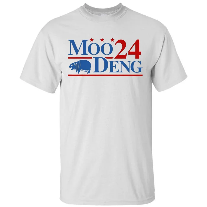 Moo Deng 2024 Moo Deng Moo Deng Cute Baby Hippo Tall T-Shirt