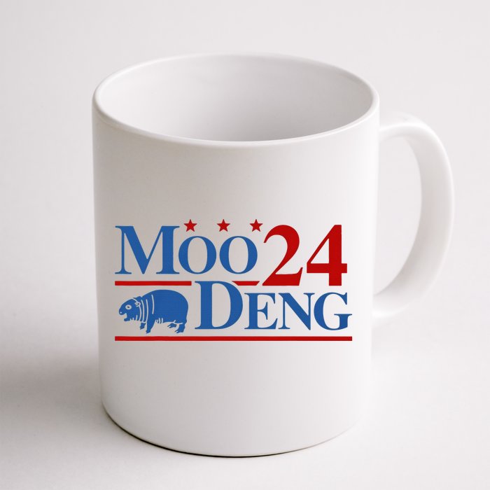 Moo Deng 2024 Moo Deng Moo Deng Cute Baby Hippo Front & Back Coffee Mug