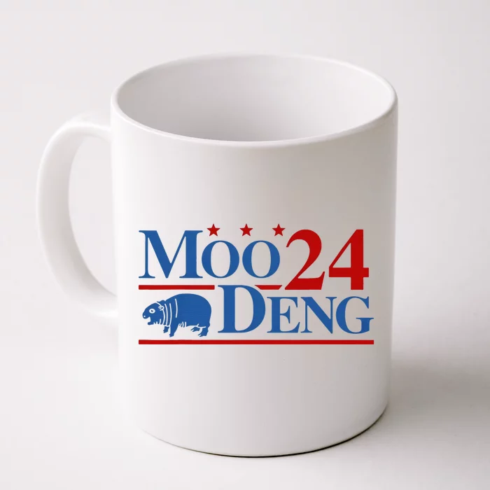 Moo Deng 2024 Moo Deng Moo Deng Cute Baby Hippo Front & Back Coffee Mug