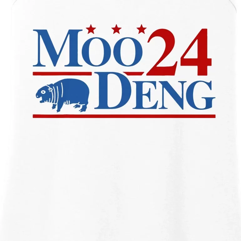 Moo Deng 2024 Moo Deng Moo Deng Cute Baby Hippo Ladies Essential Tank