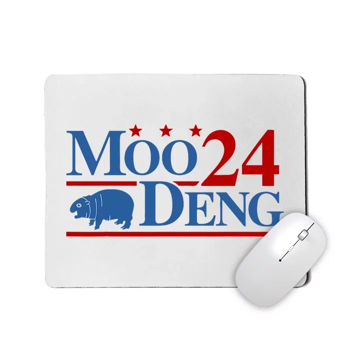 Moo Deng 2024 Cute Hippo Moo Deng Zoo For Animal Lovers Mousepad