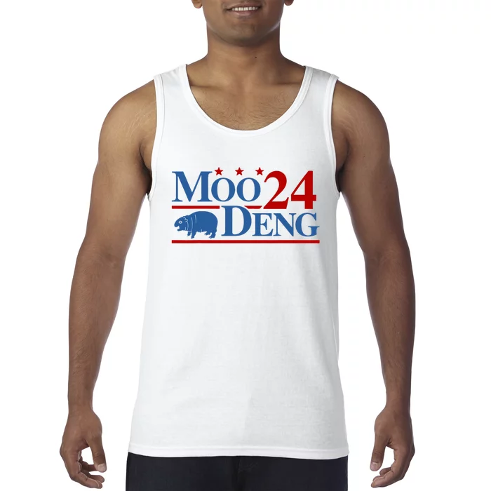 Moo Deng 2024 Cute Hippo Moo Deng Zoo For Animal Lovers Tank Top