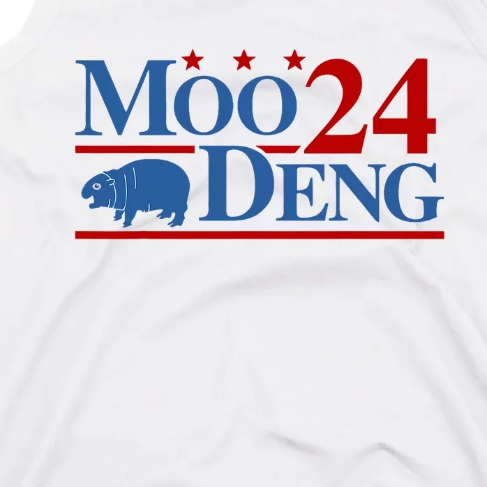 Moo Deng 2024 Cute Hippo Moo Deng Zoo For Animal Lovers Tank Top