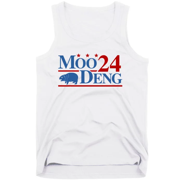 Moo Deng 2024 Cute Hippo Moo Deng Zoo For Animal Lovers Tank Top