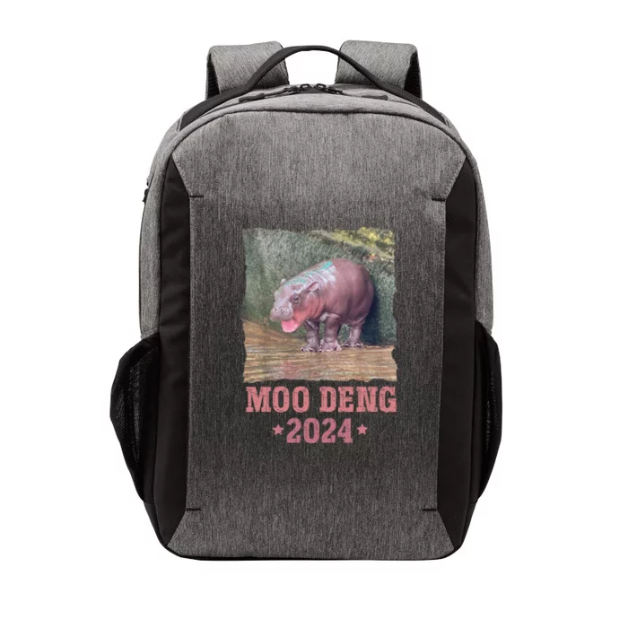 Moo Deng 2024 Moo Deng Moo Deng Cute Baby Hippo Vector Backpack