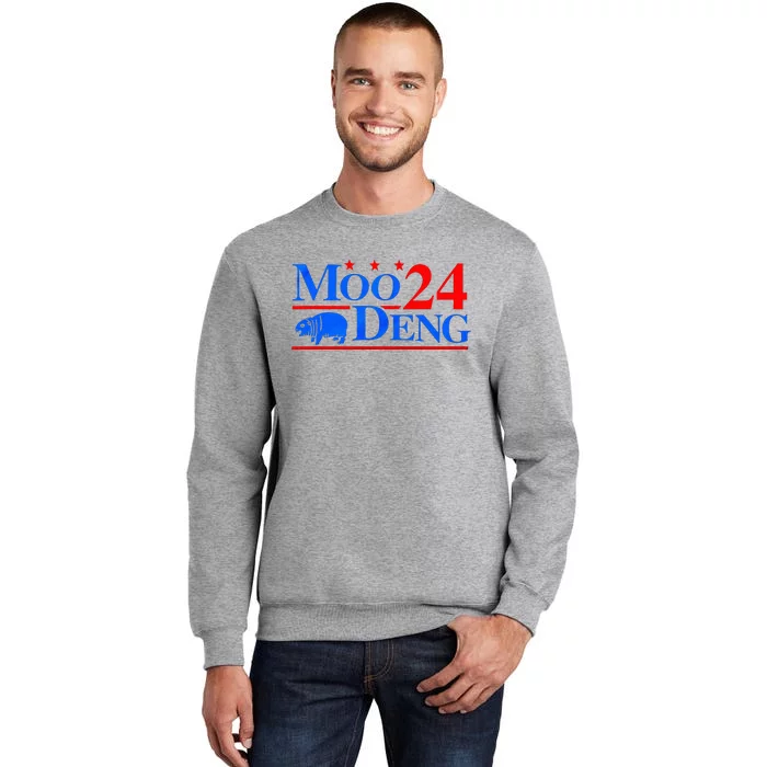 Moo Deng 2024 Moo Deng Vote Election Tall Sweatshirt