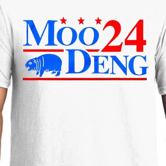 Moo Deng 2024 Moo Deng Vote Election Pajama Set