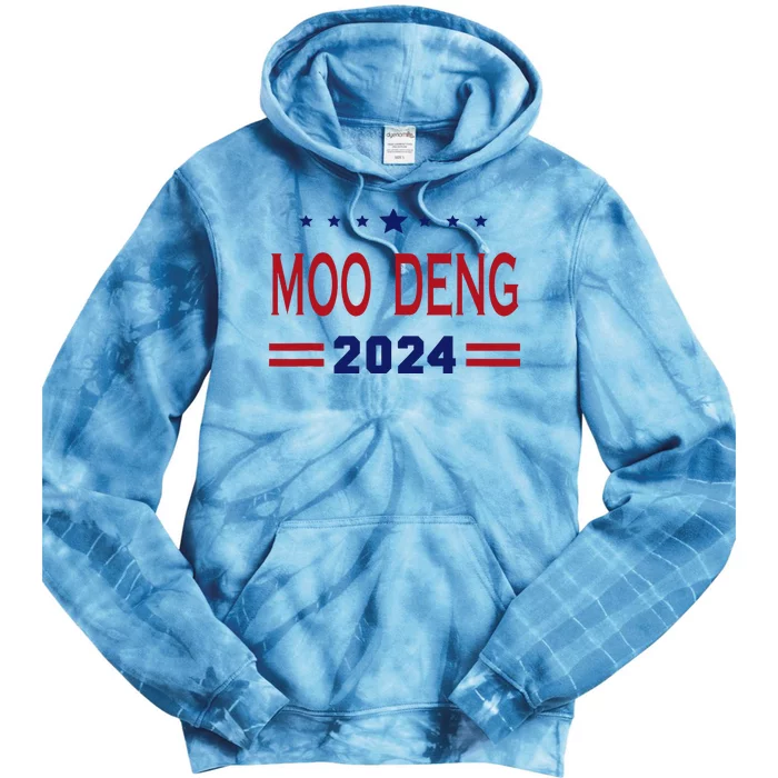 Moo Deng 2024 Tie Dye Hoodie