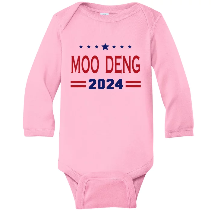 Moo Deng 2024 Baby Long Sleeve Bodysuit