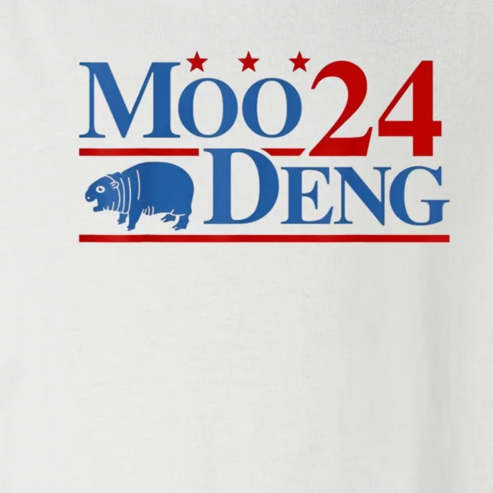 Moo Deng 2024 Moo Deng Moo Deng Cute Baby Hippo Toddler Long Sleeve Shirt