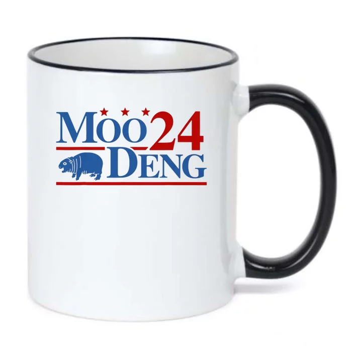 Moo Deng 2024 Moo Deng Moo Deng Cute Baby Hippo Black Color Changing Mug