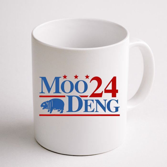 Moo Deng 2024 Moo Deng Moo Deng Cute Baby Hippo Front & Back Coffee Mug