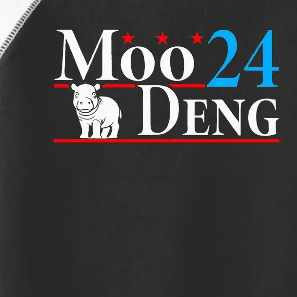 Moo Deng 24 Funny Baby Pygmy Hippo Cute Moo Deng 2024 Toddler Fine Jersey T-Shirt