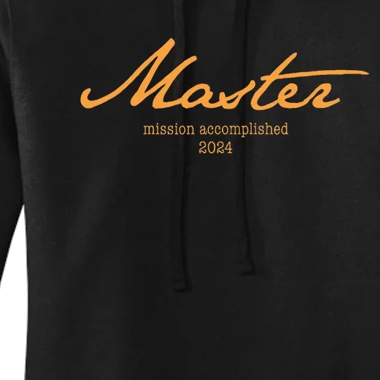 Master Degree 24 With Style Mission Accomplished 2024 Women's Pullover Hoodie