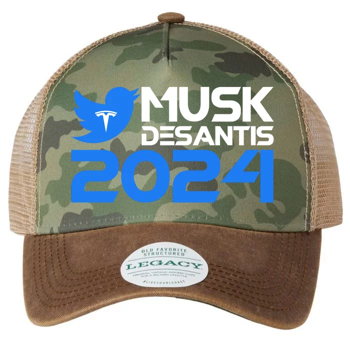 Musk Desantis 2024 Election Legacy Tie Dye Trucker Hat