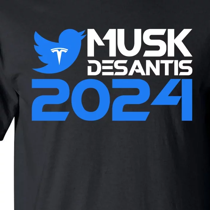 Musk Desantis 2024 Election Tall T-Shirt