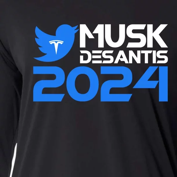 Musk Desantis 2024 Election Cooling Performance Long Sleeve Crew