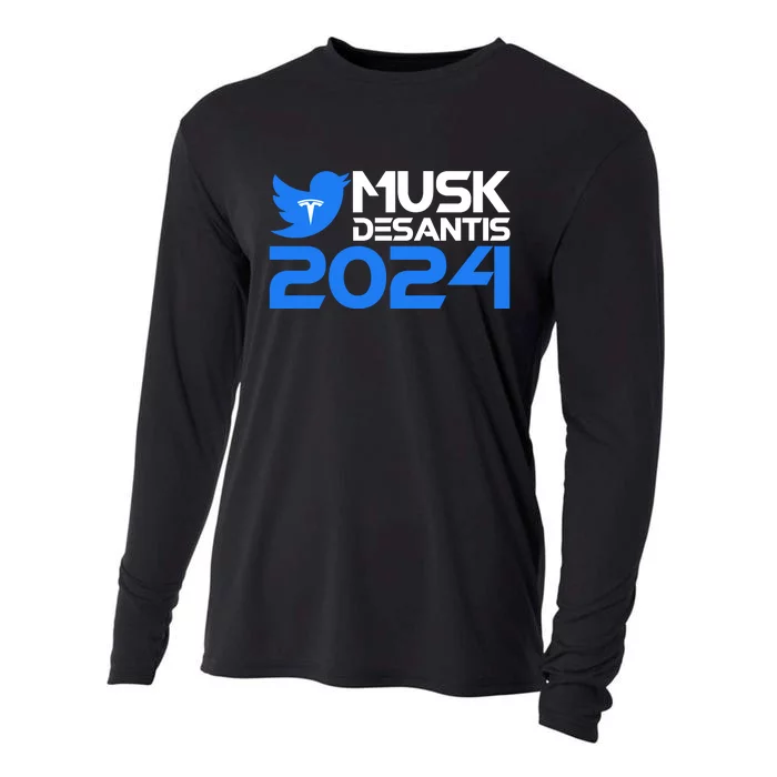 Musk Desantis 2024 Election Cooling Performance Long Sleeve Crew