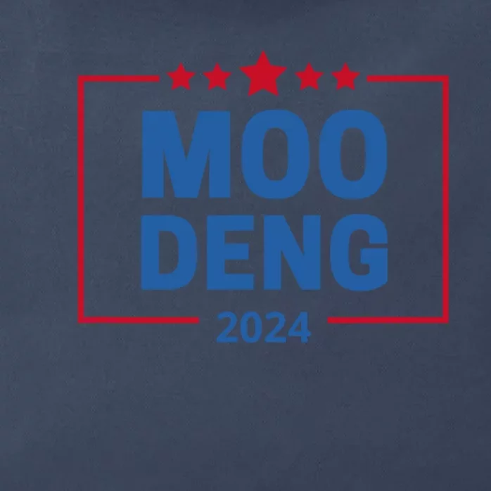 Moo Deng 2024 Zip Tote Bag