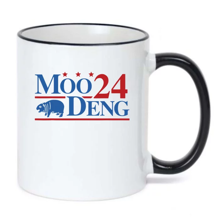 Moo Deng 2024 Moo Deng Moo Deng Cute Baby Hippo Black Color Changing Mug