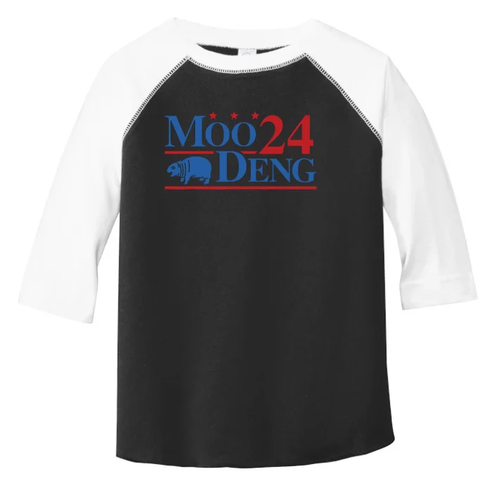 Moo Deng 2024 Moo Deng Moo Deng Cute Baby Hippo Toddler Fine Jersey T-Shirt