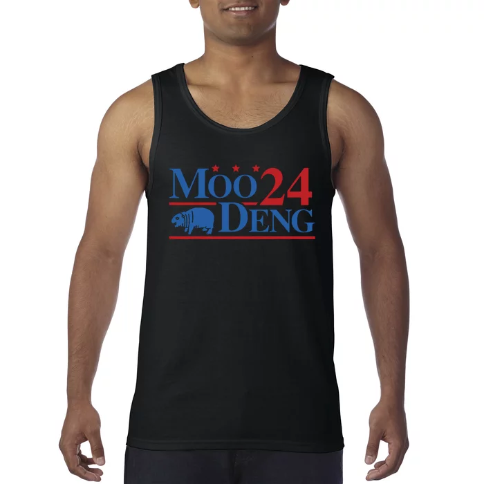 Moo Deng 2024 Moo Deng Moo Deng Cute Baby Hippo Tank Top