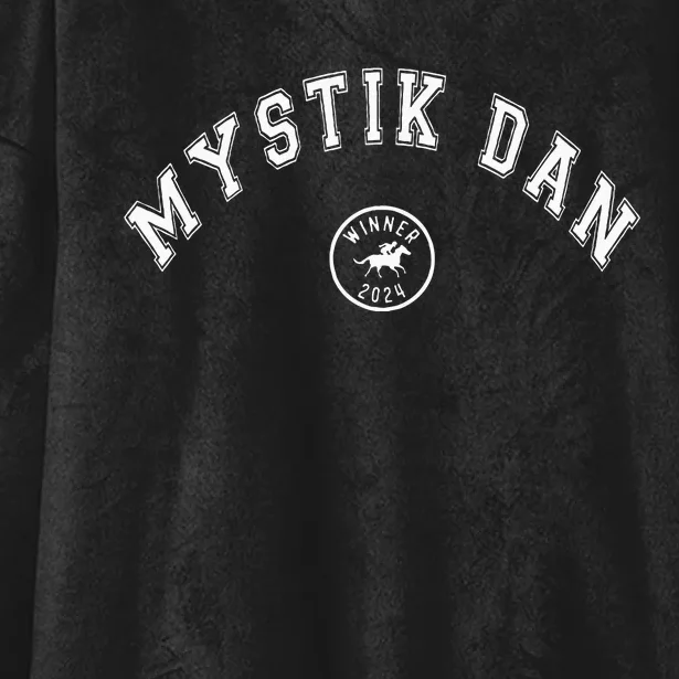 Mystik Dan 2024 Winner Betting Horse Racing Hooded Wearable Blanket