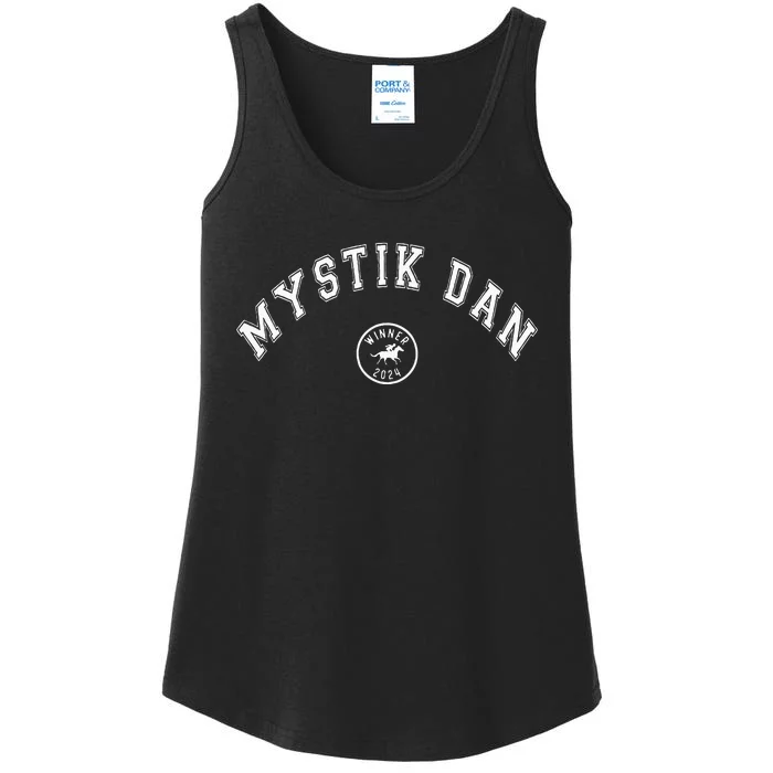 Mystik Dan 2024 Winner Betting Horse Racing Ladies Essential Tank