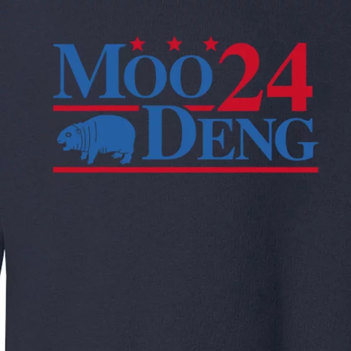 Moo Deng 2024 Toddler Sweatshirt