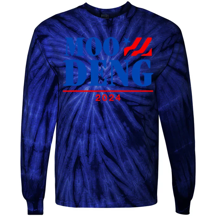 Moo Deng 2024 Tie-Dye Long Sleeve Shirt