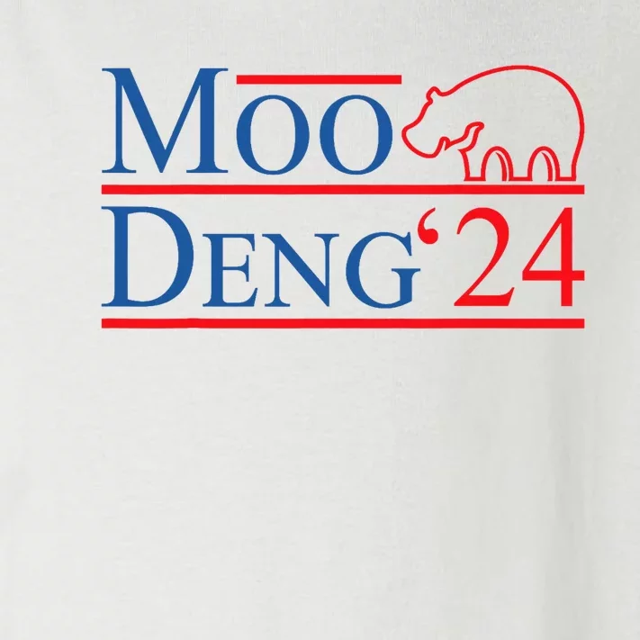 Moo Deng 2024 Moo Deng Moo Deng Cute Baby Hippo Toddler Long Sleeve Shirt