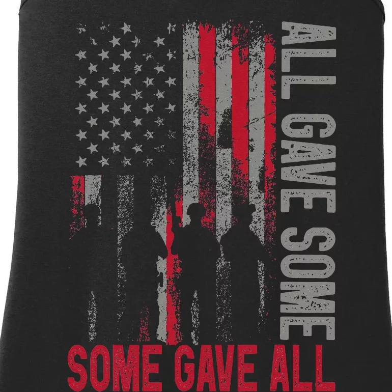 Memorial Day 2024 All Gave Some Some Gave All Veteran Ladies Essential Tank