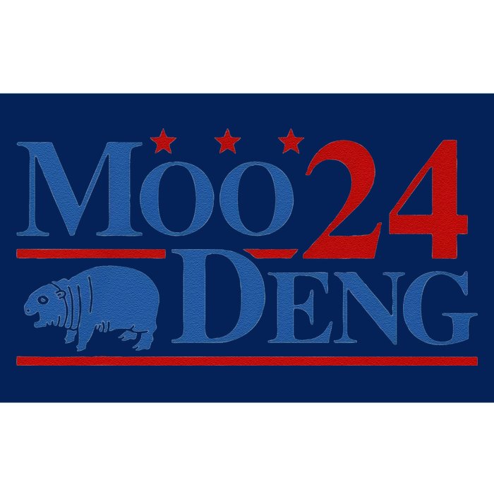 Moo Deng 2024 Moo Deng Moo Deng Cute Baby Hippo Gift Bumper Sticker