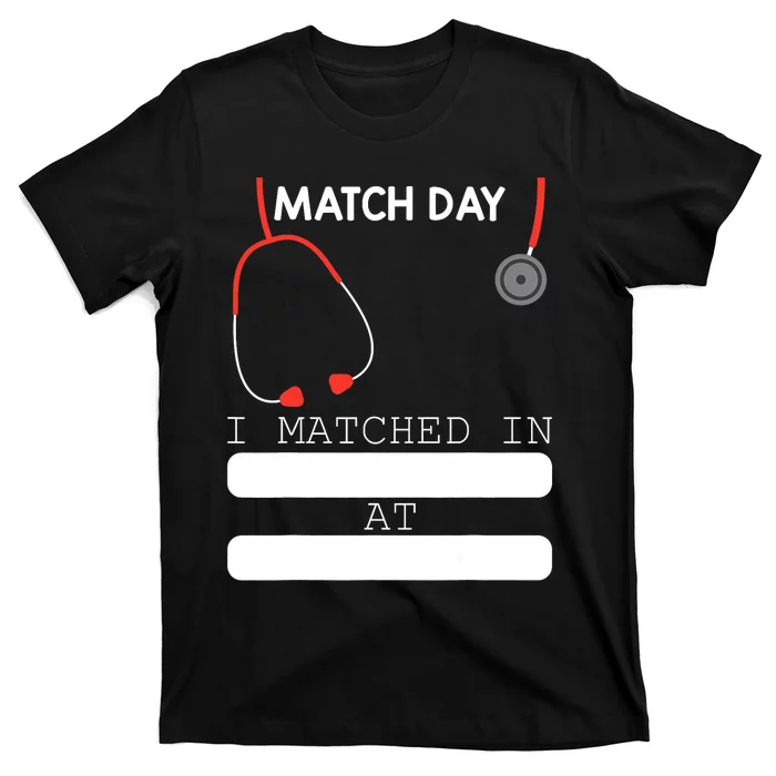 Match Day 2024 Future Doctor Physician Residency Fill In T-Shirt