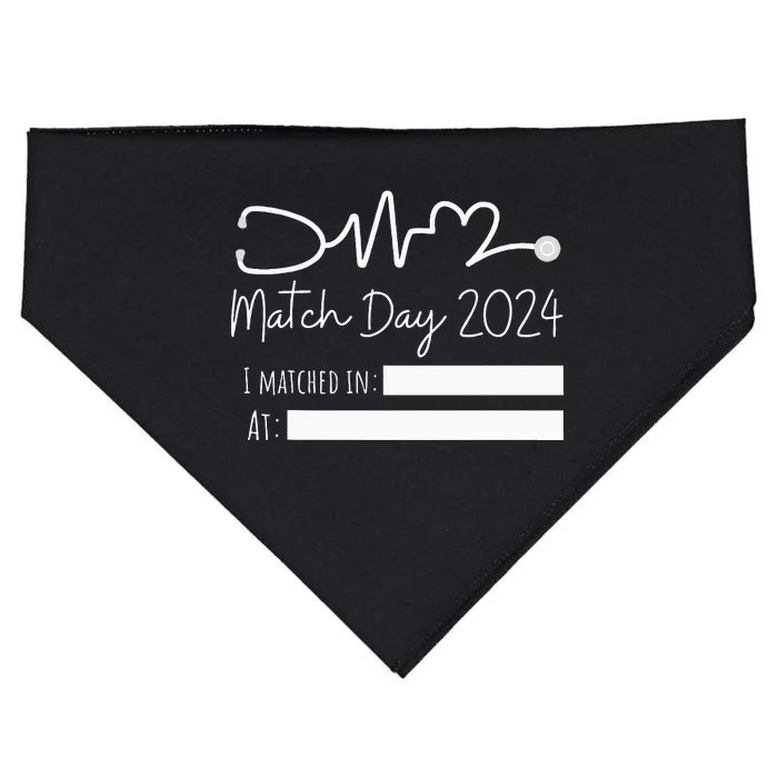 Match Day 2024 Future Doctor Physician Residency Fill In USA-Made Doggie Bandana