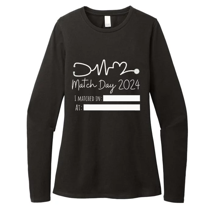 Match Day 2024 Future Doctor Physician Residency Fill In Womens CVC Long Sleeve Shirt