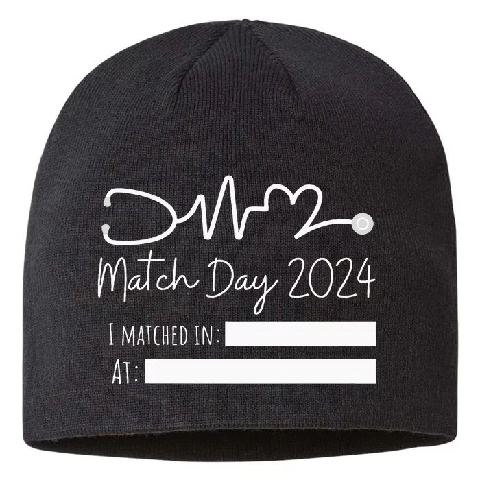 Match Day 2024 Future Doctor Physician Residency Fill In 8 1/2in Sustainable Knit Beanie