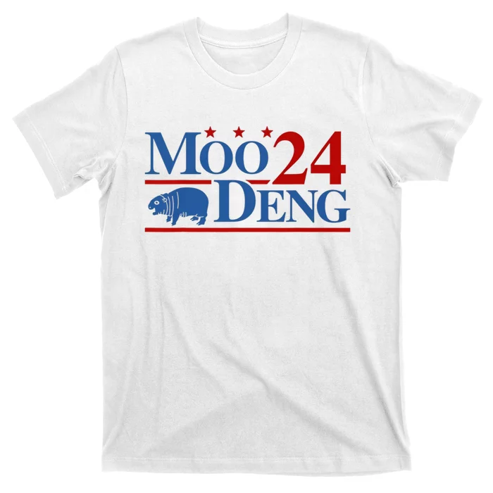 Moo Deng 2024 Moo Deng Moo Deng Cute Baby Hippo T-Shirt