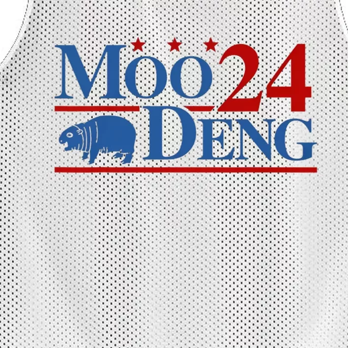 Moo Deng 2024 Moo Deng Moo Deng Cute Baby Hippo Mesh Reversible Basketball Jersey Tank