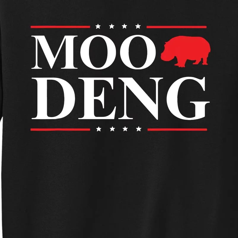 Moo Deng 2024 Election Funny Vote Hippo Political Moo Deng Sweatshirt