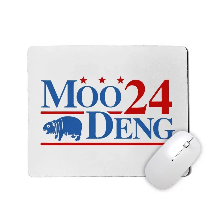 Moo Deng 2024 Moo Deng Moo Deng Cute Baby Hippo Mousepad