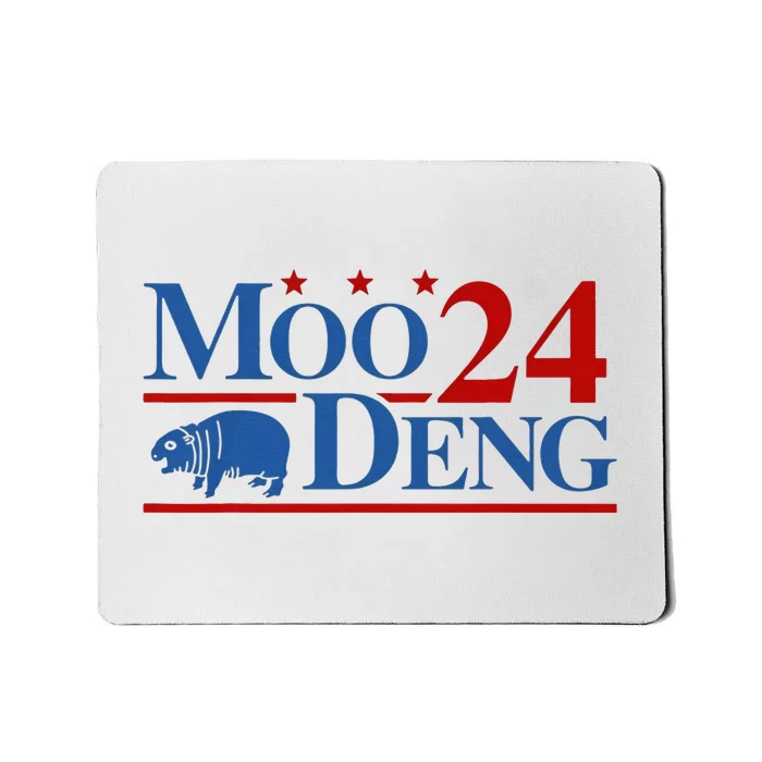 Moo Deng 2024 Moo Deng Moo Deng Cute Baby Hippo Mousepad