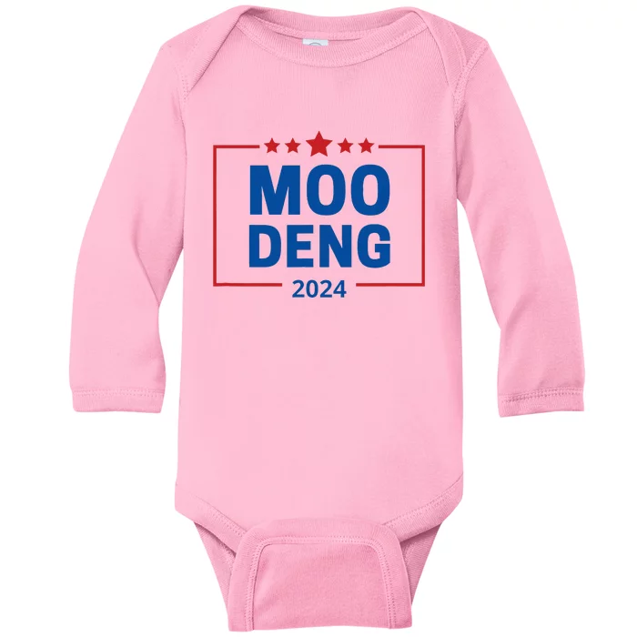 Moo Deng 2024 Baby Long Sleeve Bodysuit