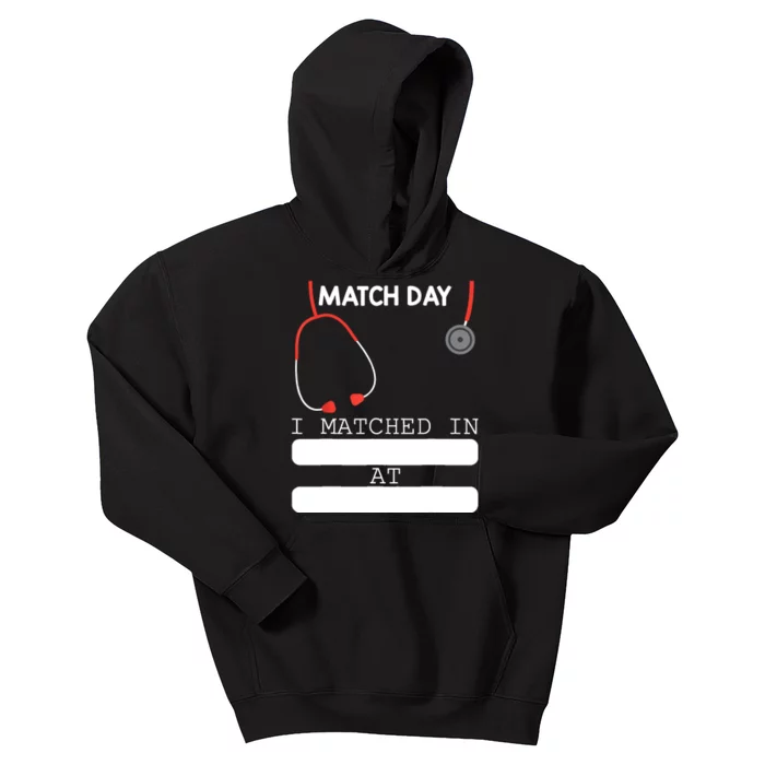 Match Day 2024 Future Doctor Physician Residency Fill In Kids Hoodie