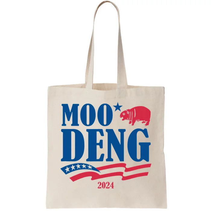 Moo Deng 2024 Cute Baby Hippo Tote Bag